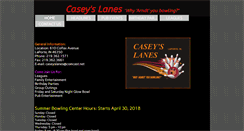 Desktop Screenshot of caseyslanes.com
